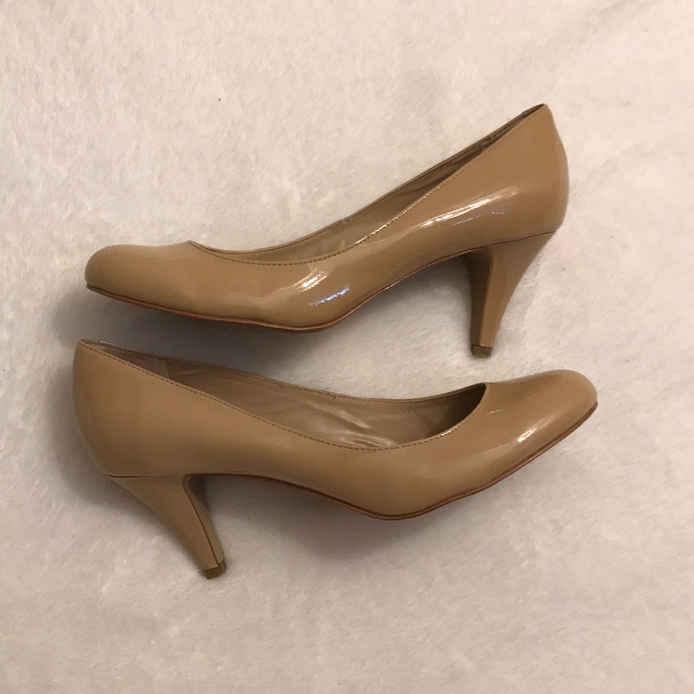 Steve Madden Nude Patent Heels